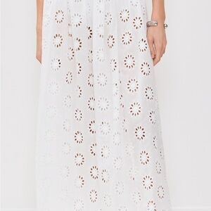Chic Floral Cutout Maxi Skirt